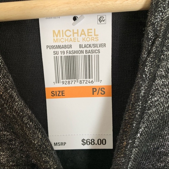 NWT Michael Michael Kors Sparkly Blouse - Picture 3 of 4